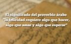 proverbio árabe