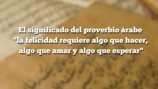 proverbio árabe
