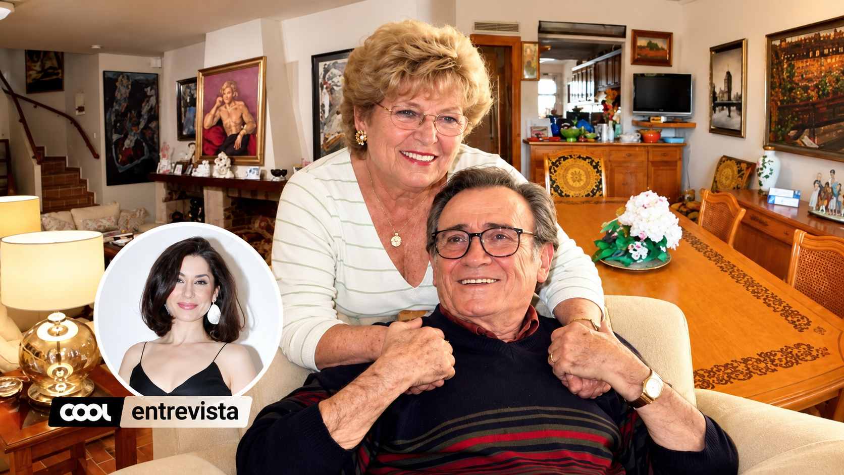 Manolo Escobar y Anita Marx junto a su hija. (Foto: Europa Press/IA)