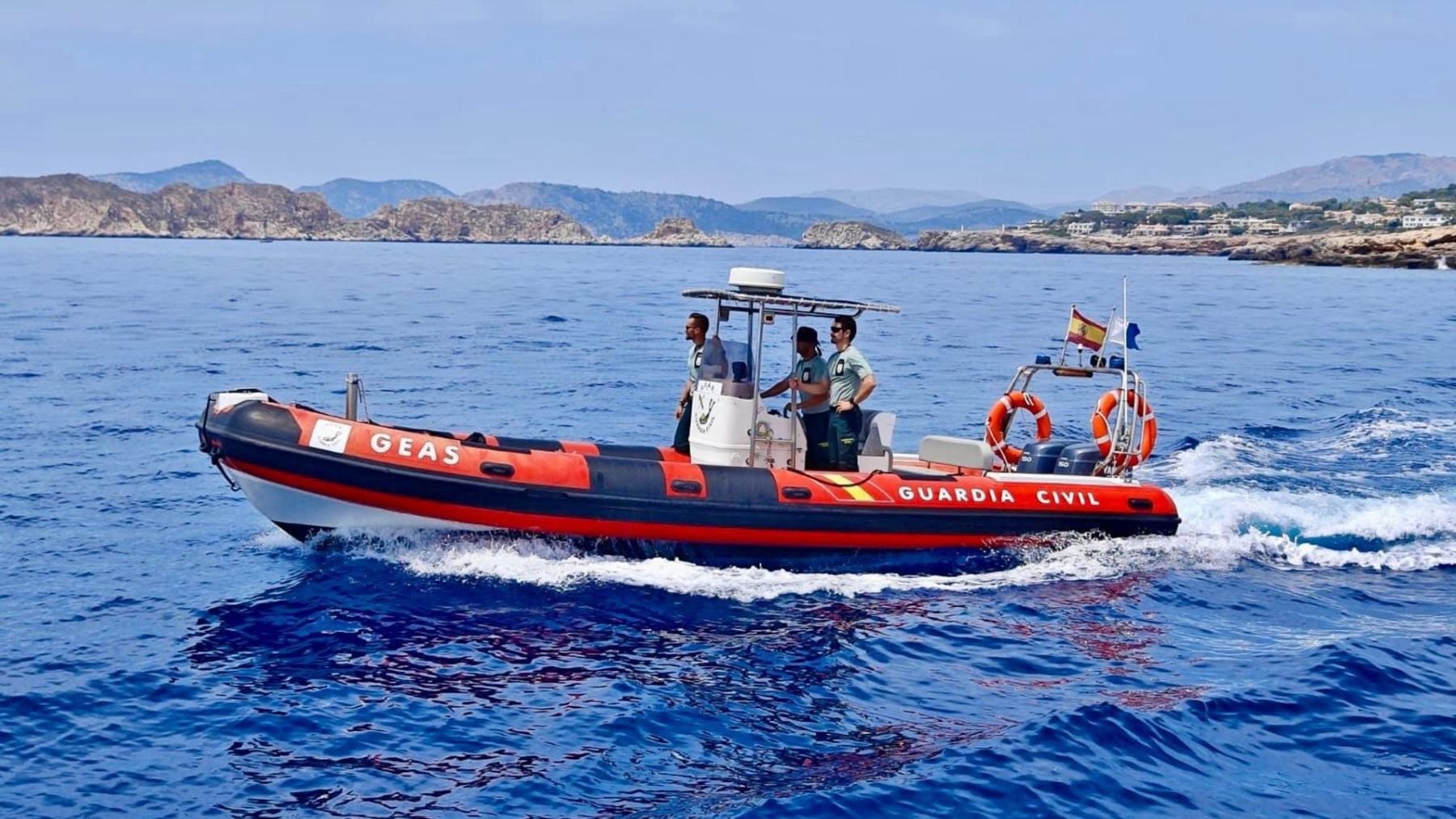 Hallan el cadáver de un hombre flotando en aguas de Menorca durante la DANA Adam