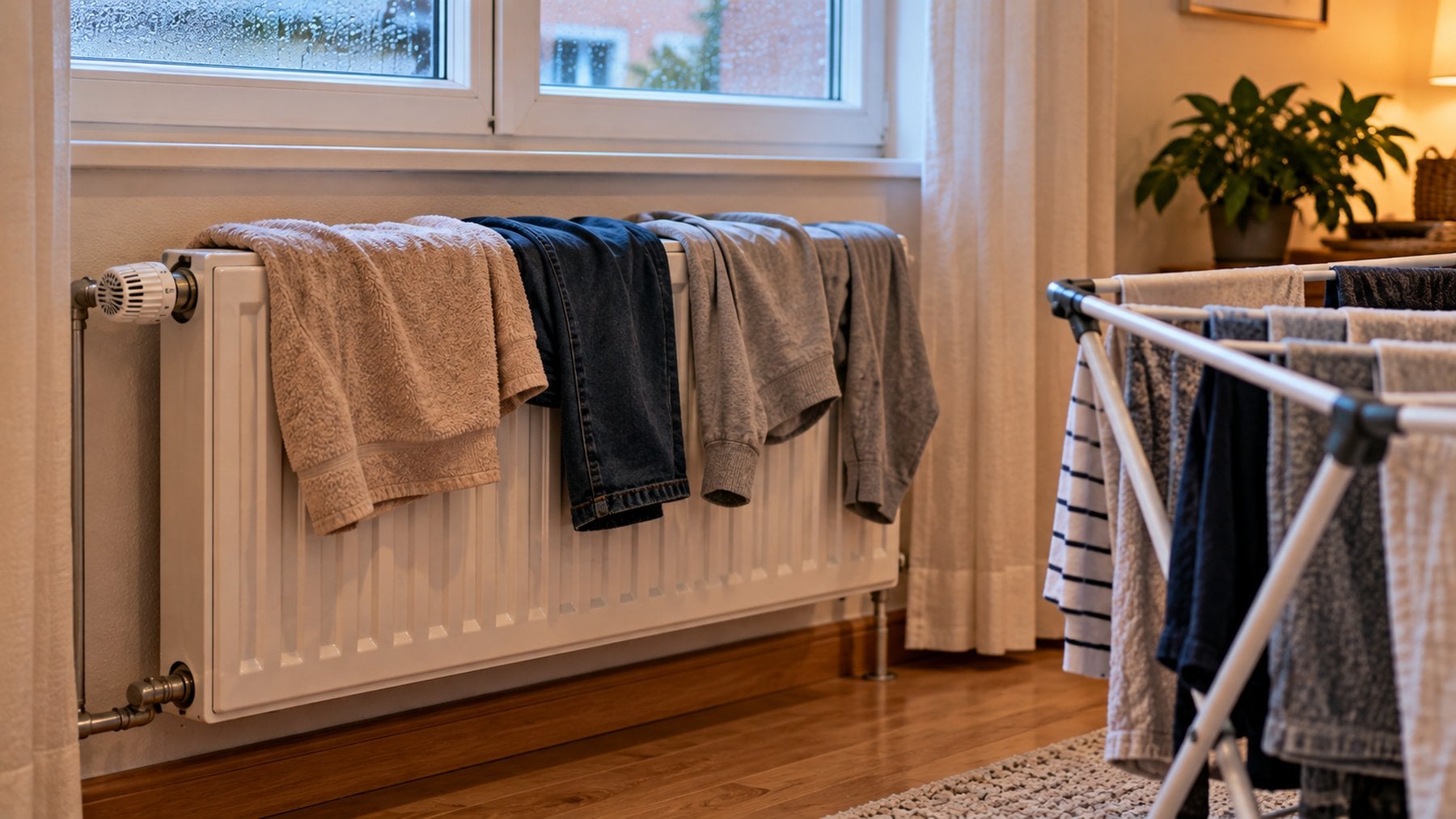Los expertos en hogar y energía lo tienen clarísimo: para ahorrar en calefacción este otoño, no uses jamás los radiadores para secar la ropa