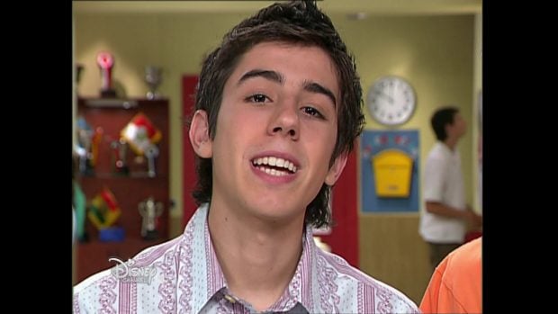 Luisber Santiago en su etapa como Bertini en la serie Cambio de clase (Foto: Disney Channel)