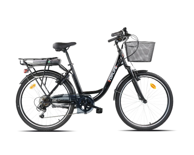 Bicicleta eléctrica Toplife E-4600 V2 de Carrefour.