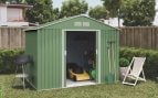 Tu jardín lleva años pidiéndote esto: una caseta de 8 m² con 10 años de garantía contra el óxido