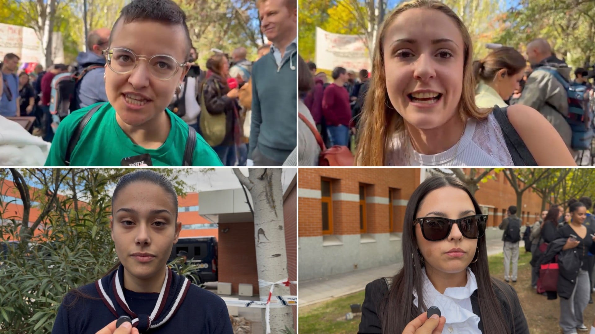 La extrema izquierda recibe entre amenazas a Milei en la Universidad Rey Juan Carlos: ¡Fascista estás en nuestra lista!