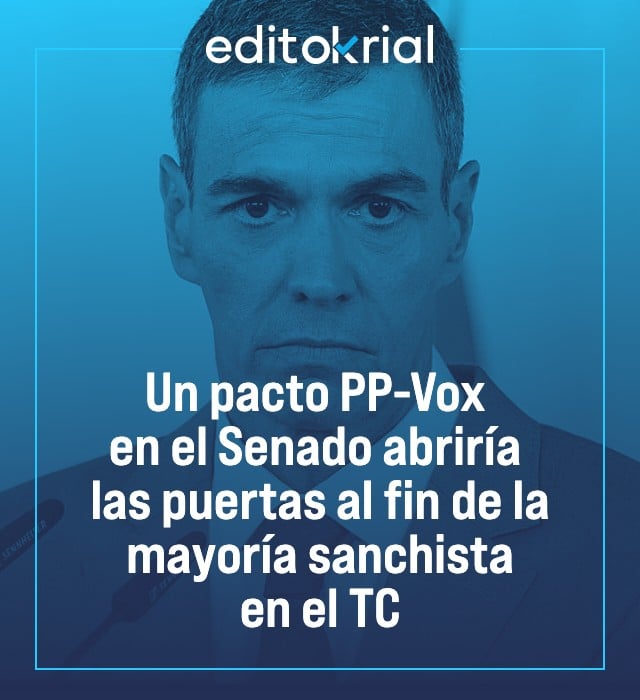 Un pacto PP-Vox en el Senado abriría las puertas al fin de la mayoría sanchista en el TC
