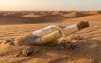 Botella en el desierto