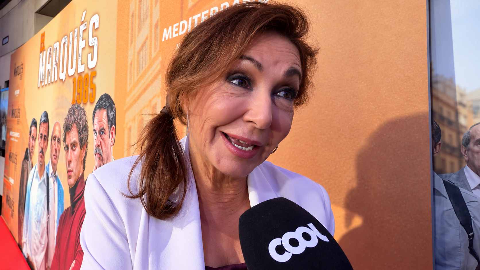 Ana Rosa Quintana durante la presentación de la segunda temporada de ‘El Marqués’. (Foto: COOL)