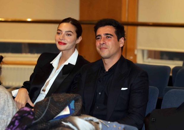 Roc&iacute;o Crusset y Alberto Herrera en un evento en Madrid. (Foto: Europa Press)