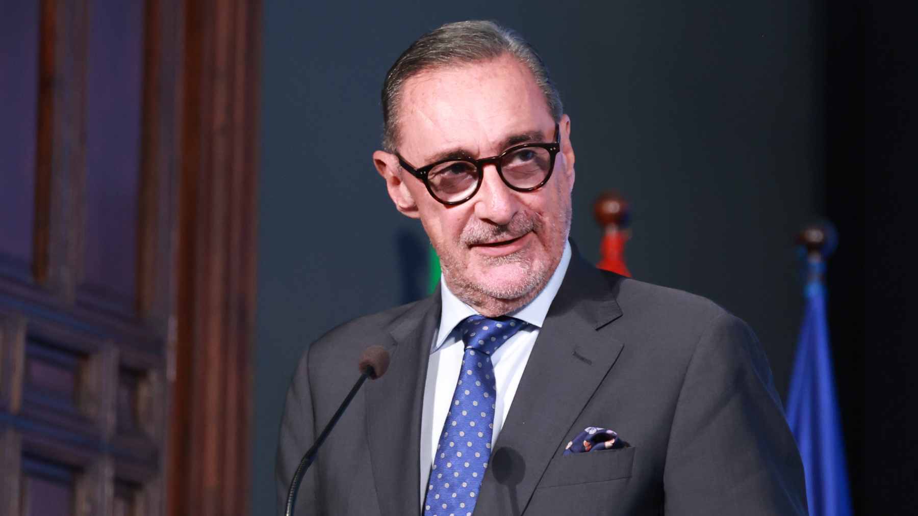 Carlos Herrera en unos premios. (Foto: Europa Press)
