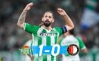 Victoria sufrida del Betis ante el Feyenoord: Isco resuelve el partido desde el punto de penalti