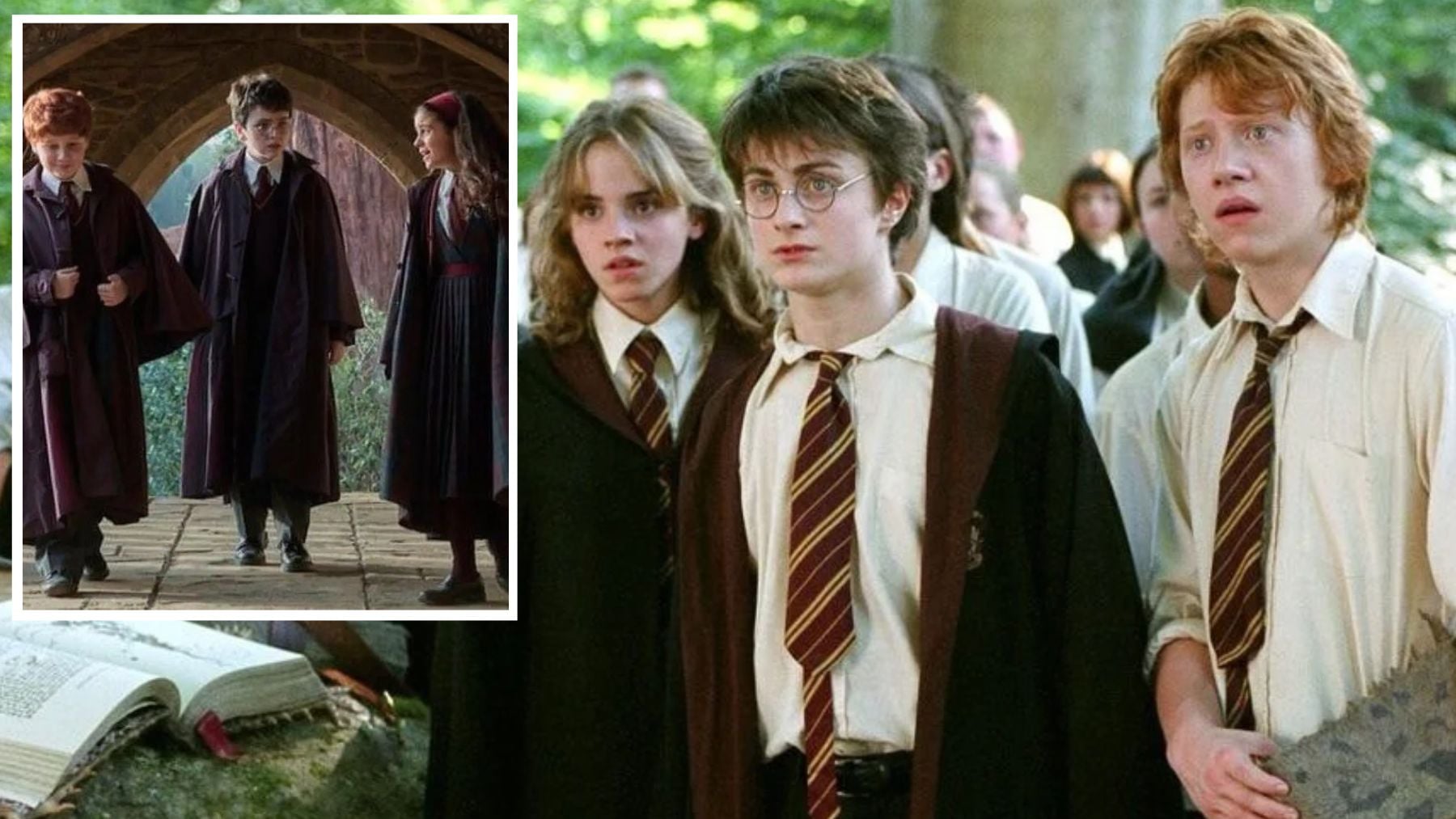 Imagen de la serie de HBO Max y de ‘Harry Potter y el prisionero de Azkaban’. (Warner Bros.)