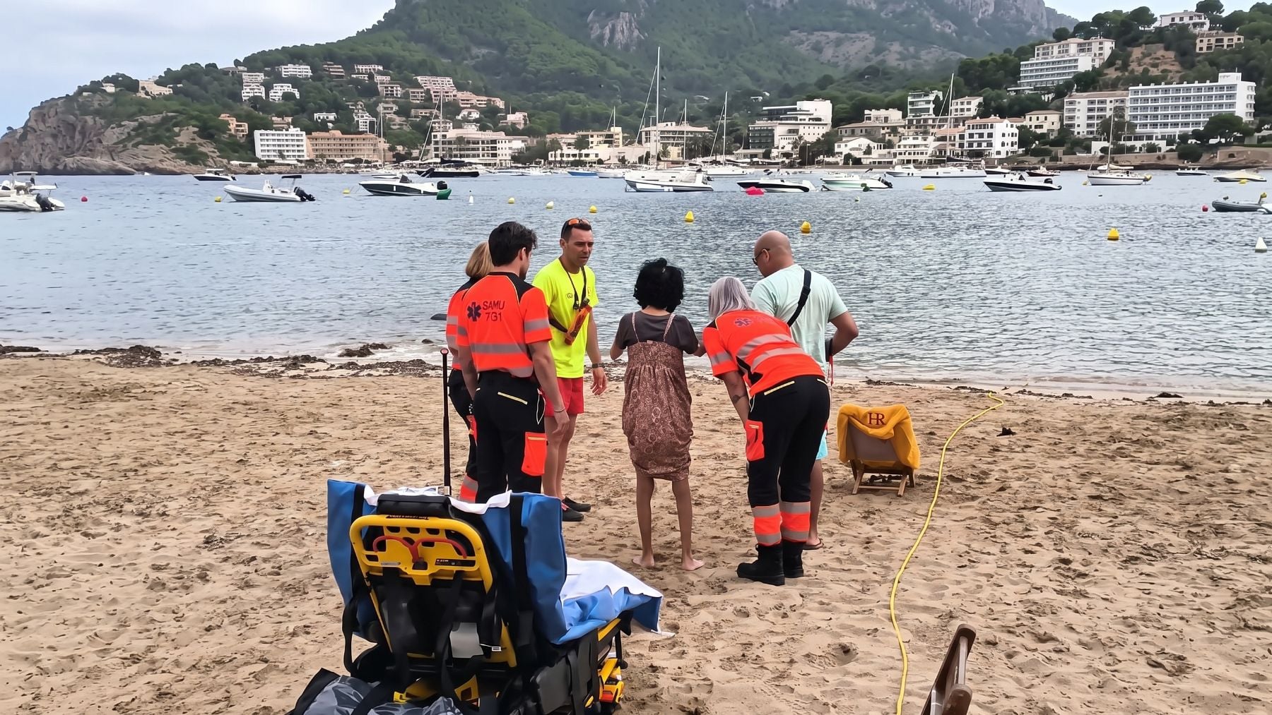 La historia de Sílvia emociona a Mallorca: un equipo sanitario del SAMU-061 la ayuda a cumplir su deseo de volver al mar