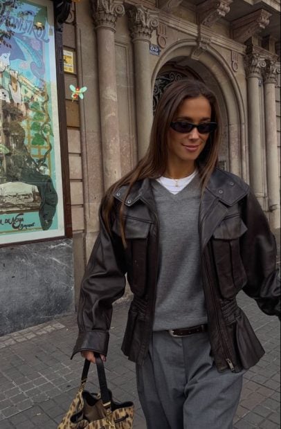 chaqueta piel maria pombo