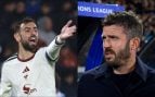 Bruno Fernandes y Michael Carrick