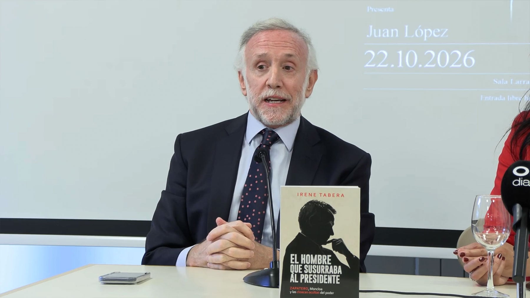 Eduardo Inda en la presentación del libro de Irene Tabera: Acabará siendo la mejor periodista de investigación de este país