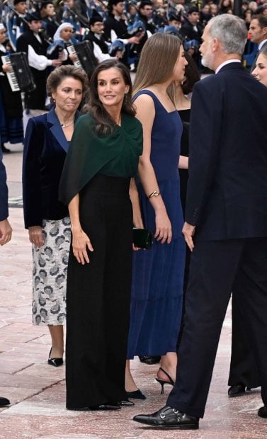 La Reina Letizia en la antesala a los Premios Princesa de Asturias. (Foto: Europa Press)