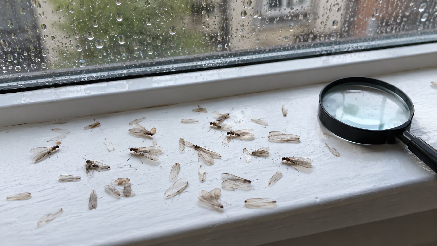 Los expertos en plagas lo confirman: si tras la lluvia aparecen insectos voladores en tu casa, hay que comprobar si son hormigas o termitas antes de llamar a los fumigadores