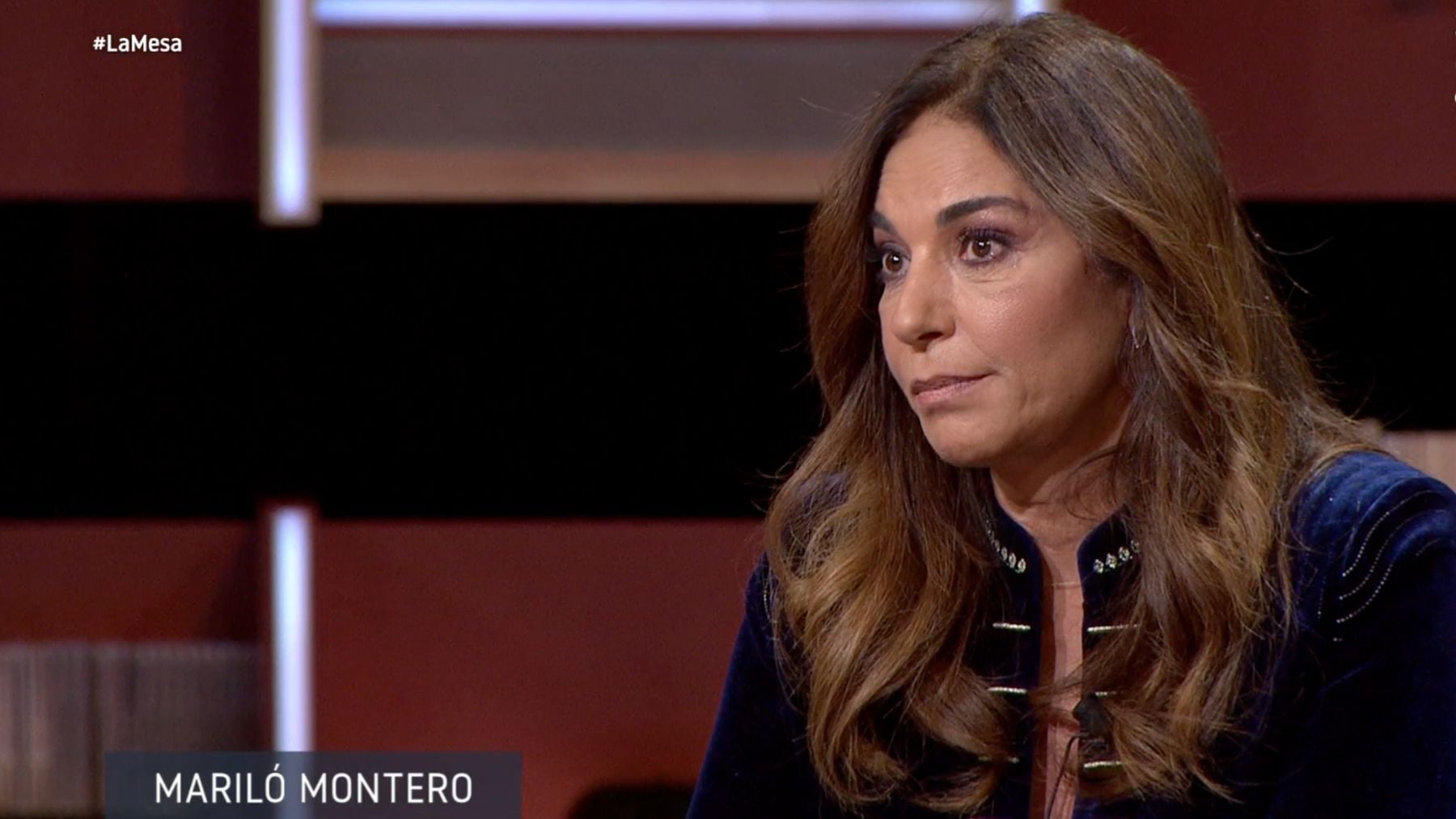 Mariló Montero en ‘La Mesa’. (Antena 3)