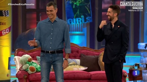 Pedro S&aacute;nchez, La Revuelta, David Broncano, TVE, La 1