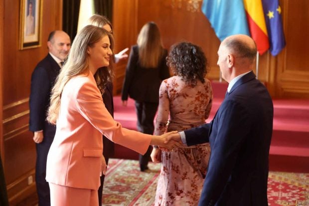 La princesa Leonor en Oviedo. (Foto: Europa Press)