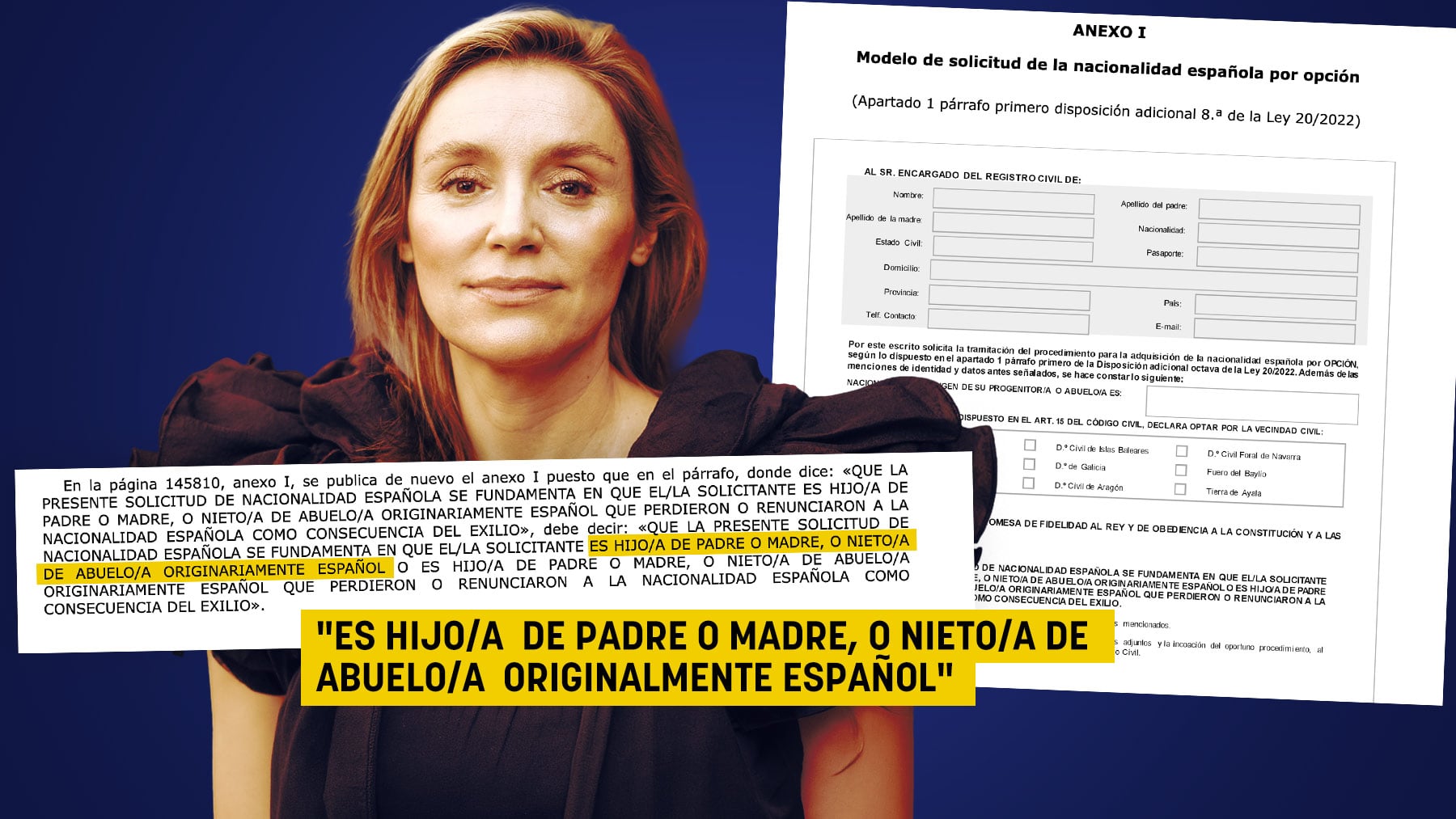 Sofía Puente cambió los formularios de los consulados para poder nacionalizar a falsos nietos del exilio