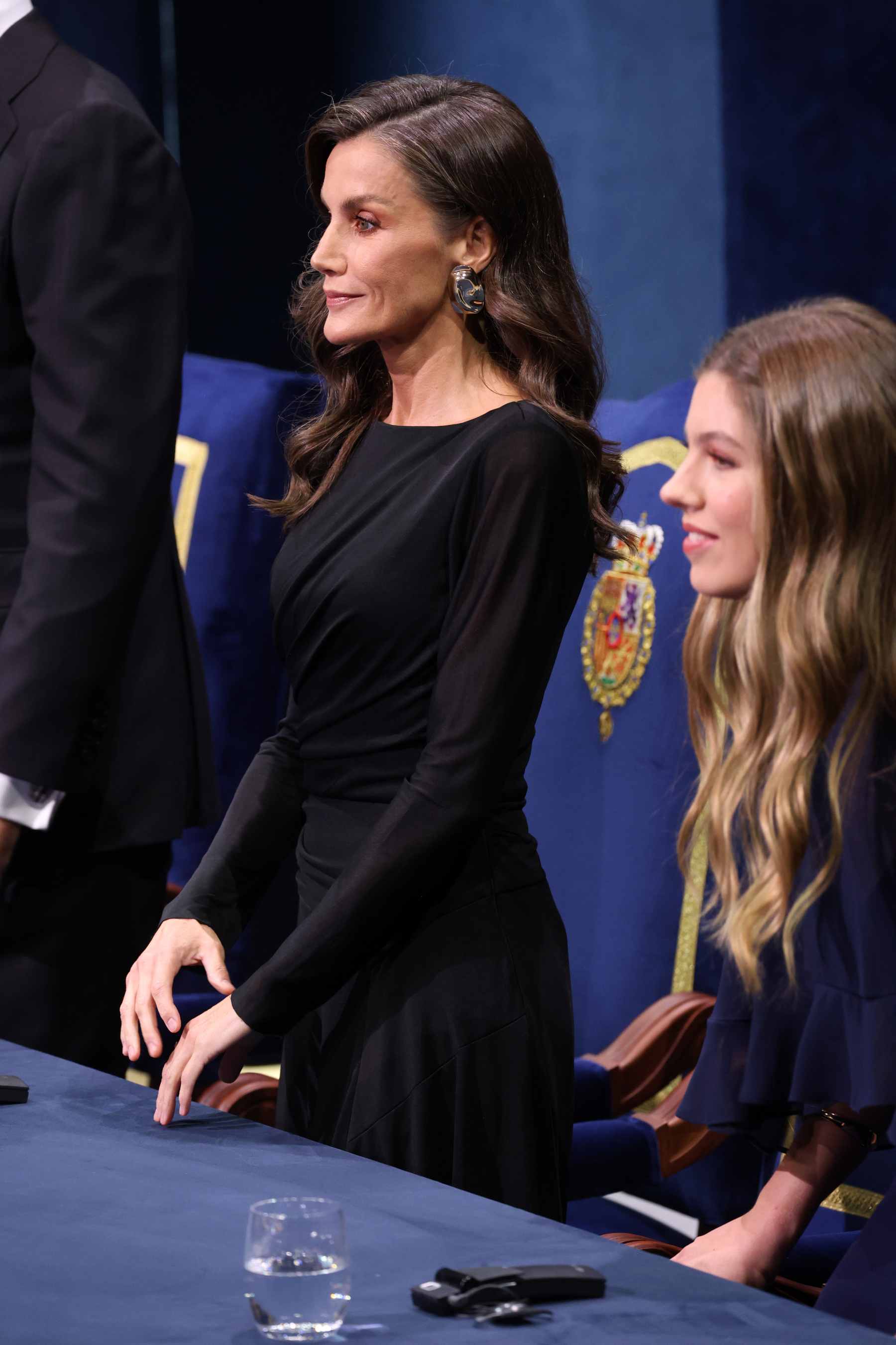 La Reina Letizia en los Premios Princesa de Asturias. (Foto: EFE)