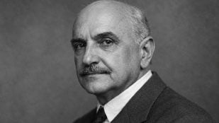 George Santayana. Imagen generada por IA.