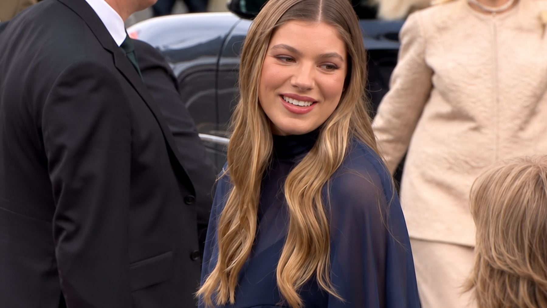 La infanta Sofía en Asturias. (Foto: TVE)