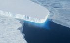 El glaciar Thwaites, en la Antártida occidental. Fuente: NASA.