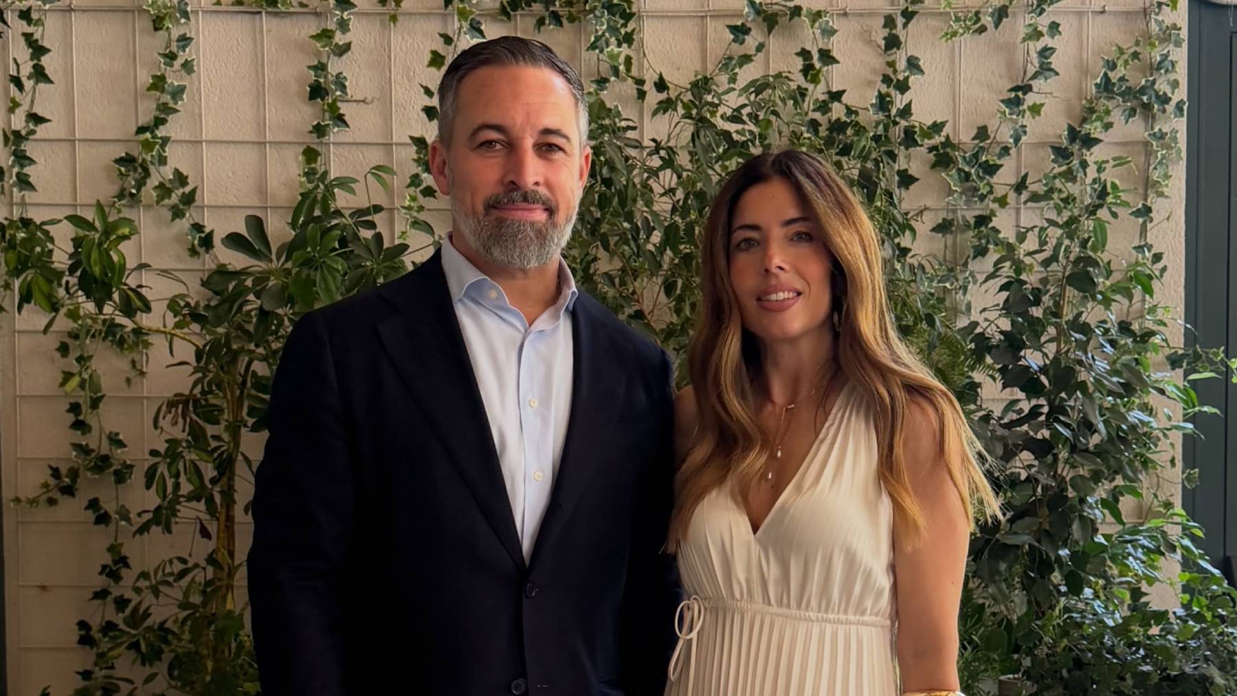 Santiago Abascal y Lidia Bedman. (Foto: Europa Press)