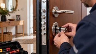 Trucos de seguridad, consejos Policía Nacional, cambiar puerta de casa, puerta y bombín en casa.
