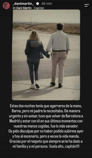 Muere el padre de Dani Martín