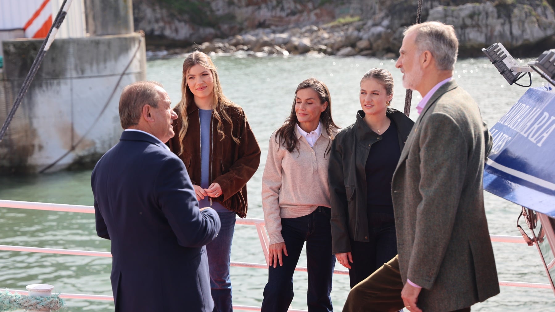 La Familia Real en Llanes. (Foto: EP)