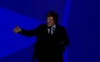 Javier Milei en la cena de Faro