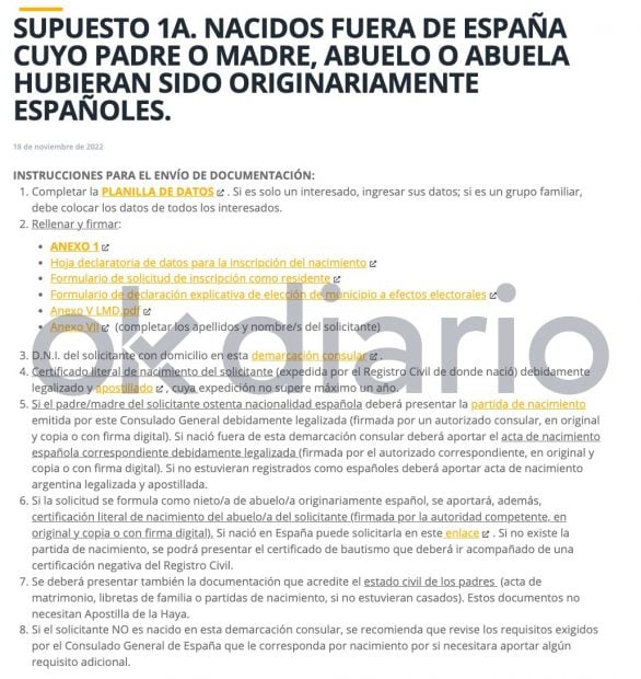 Ley Nietos CERA nacionalidad, OKDIARIO, Paula Ciordia nacionalidad, consulado Rosario, Pablo Patas