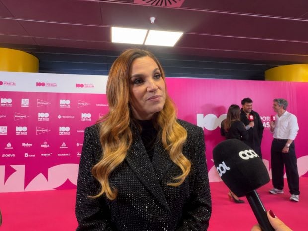 Leire Martínez en el 'Por Ellas'. (Foto: COOL)