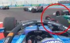 Accidente entre Albon y Fernando Alonso
