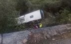 Al menos 60 personas han resultado heridas tras caer un autobús por un barranco en Fòrgans de Montclús, Barcelona