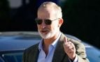 Felipe VI sale de la clínica de Oviedo