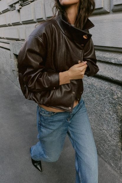 chaqueta cuello chimenea tendencias