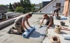 Los albañiles expertos coinciden: para reforzar el impermeabilizante de las terrazas lo mejor es utilizar malla de fibra de vidrio