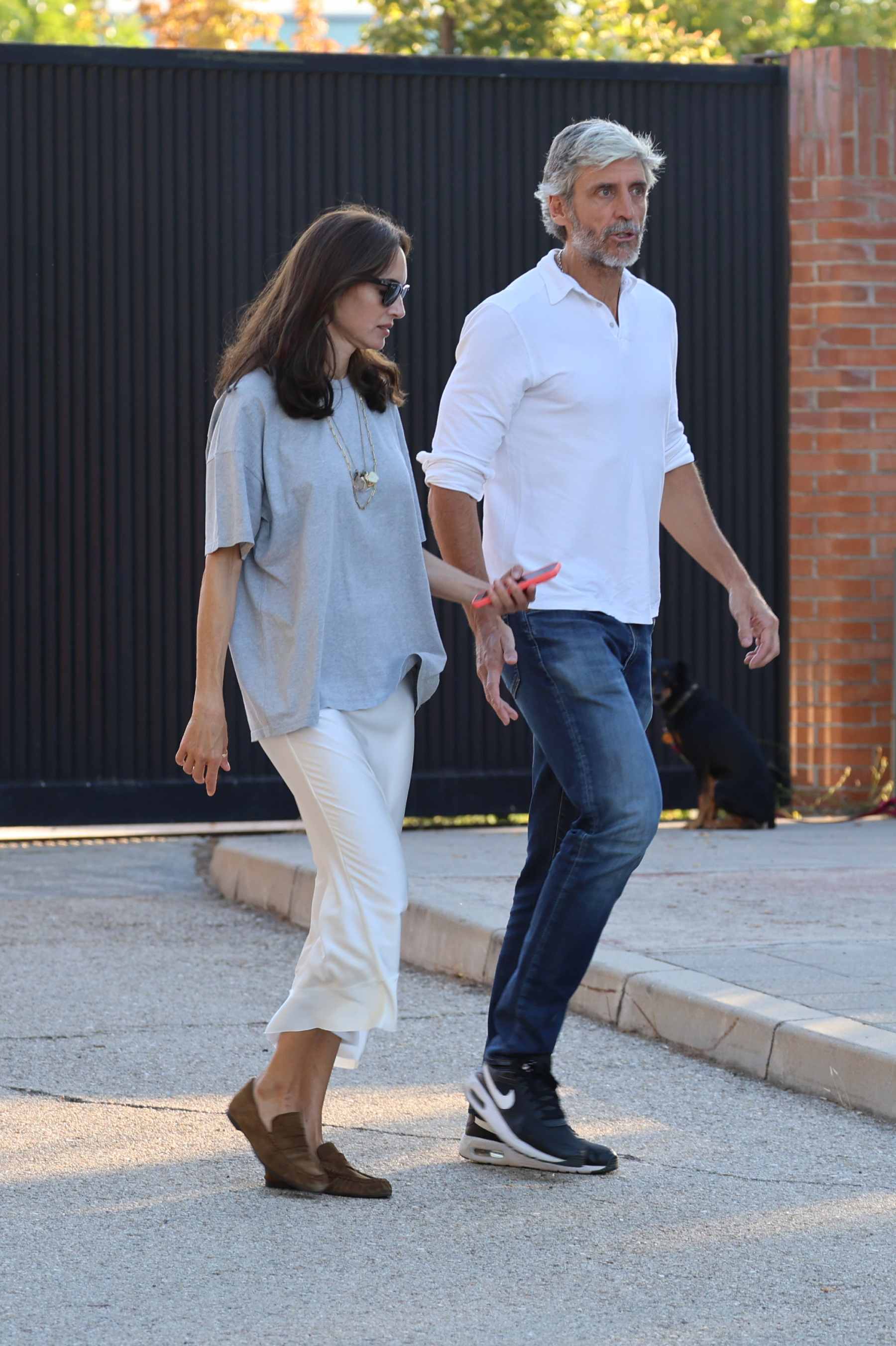 Eugenia Silva y Alfonso de Borbón en Madrid. (Foto: Europa Press)