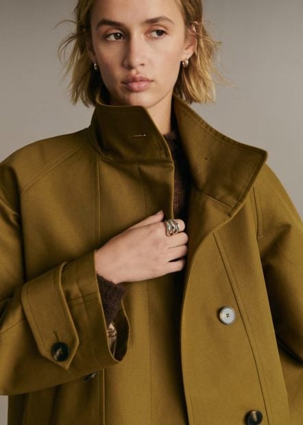 chaqueta cuello chimenea tendencias