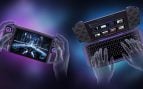 Project DualPlay Mini de Acer en modo consola portátil y en modo miniportátil con el teclado retroiluminado a la vista