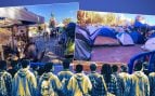 Deserción masiva entre los acampados por la vivienda en la Plaza España de Palma: sólo hay 20 tiendas ocupadas