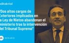 Quienes ahora se «exilian» son los altos cargos de Exteriores