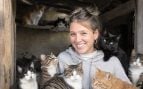 Yone, gatos, casa, arquitectura