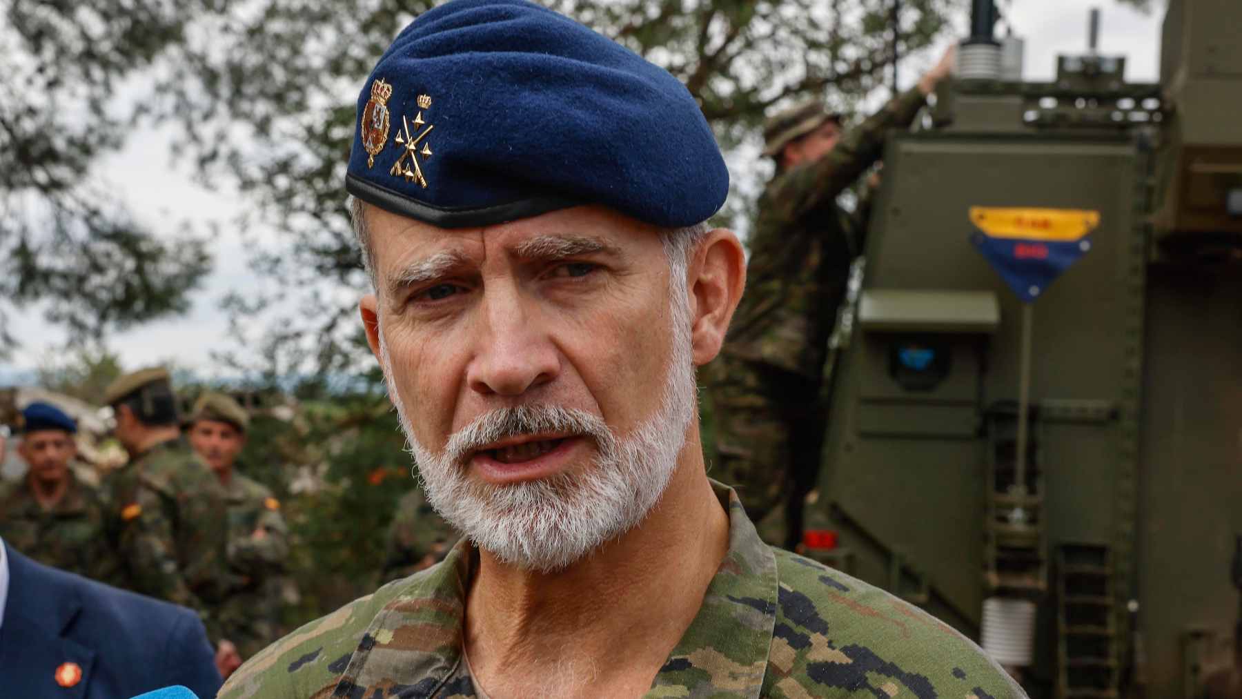 El Rey Felipe VI en Valencia. (Foto: Europa Press)