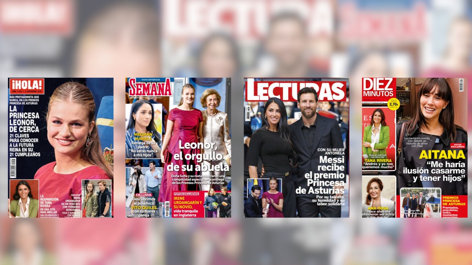 Las portadas de la semana. (Fotos: Redes Sociales)